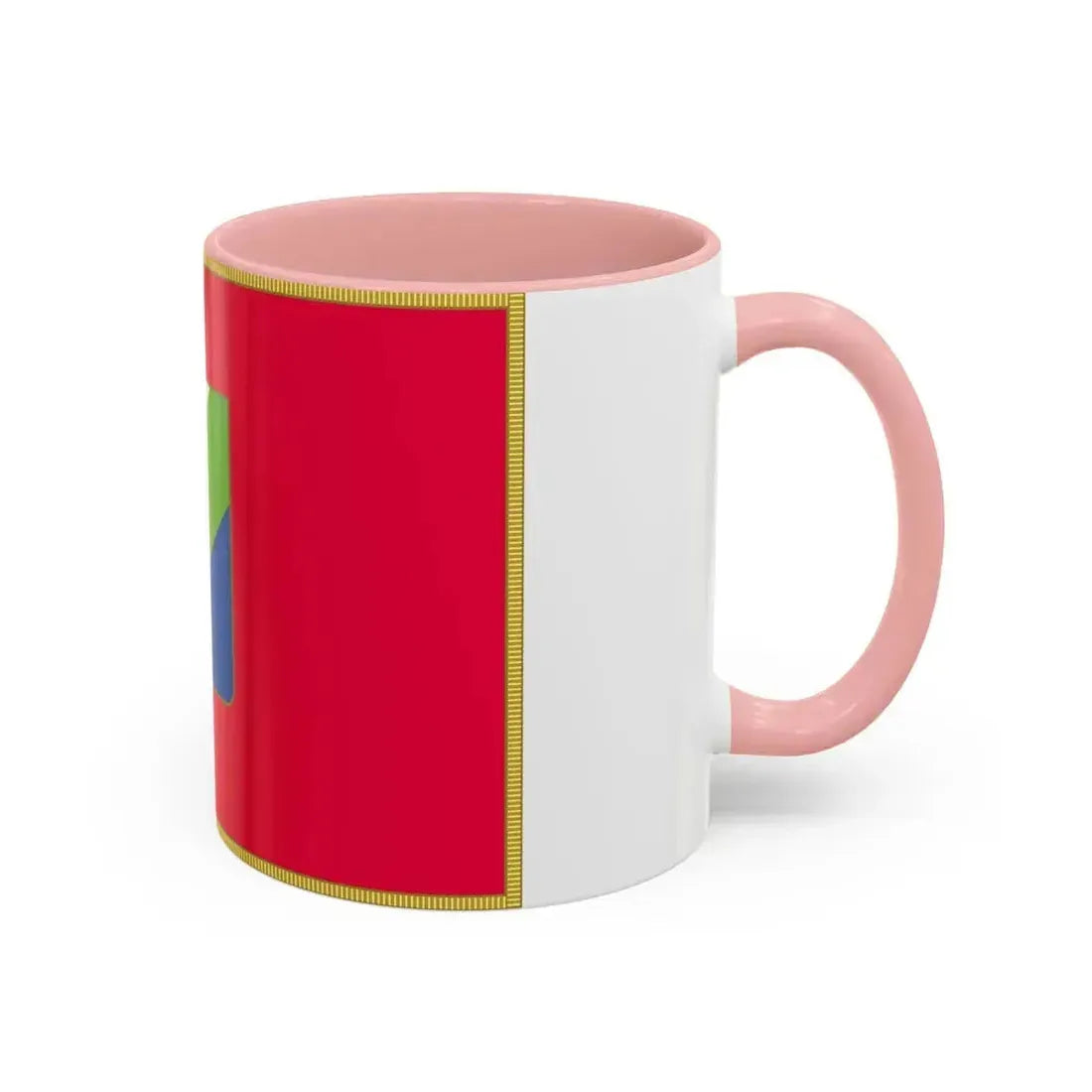 Flag of Abruzzo Italy - Accent Coffee Mug - Go Mug Yourself