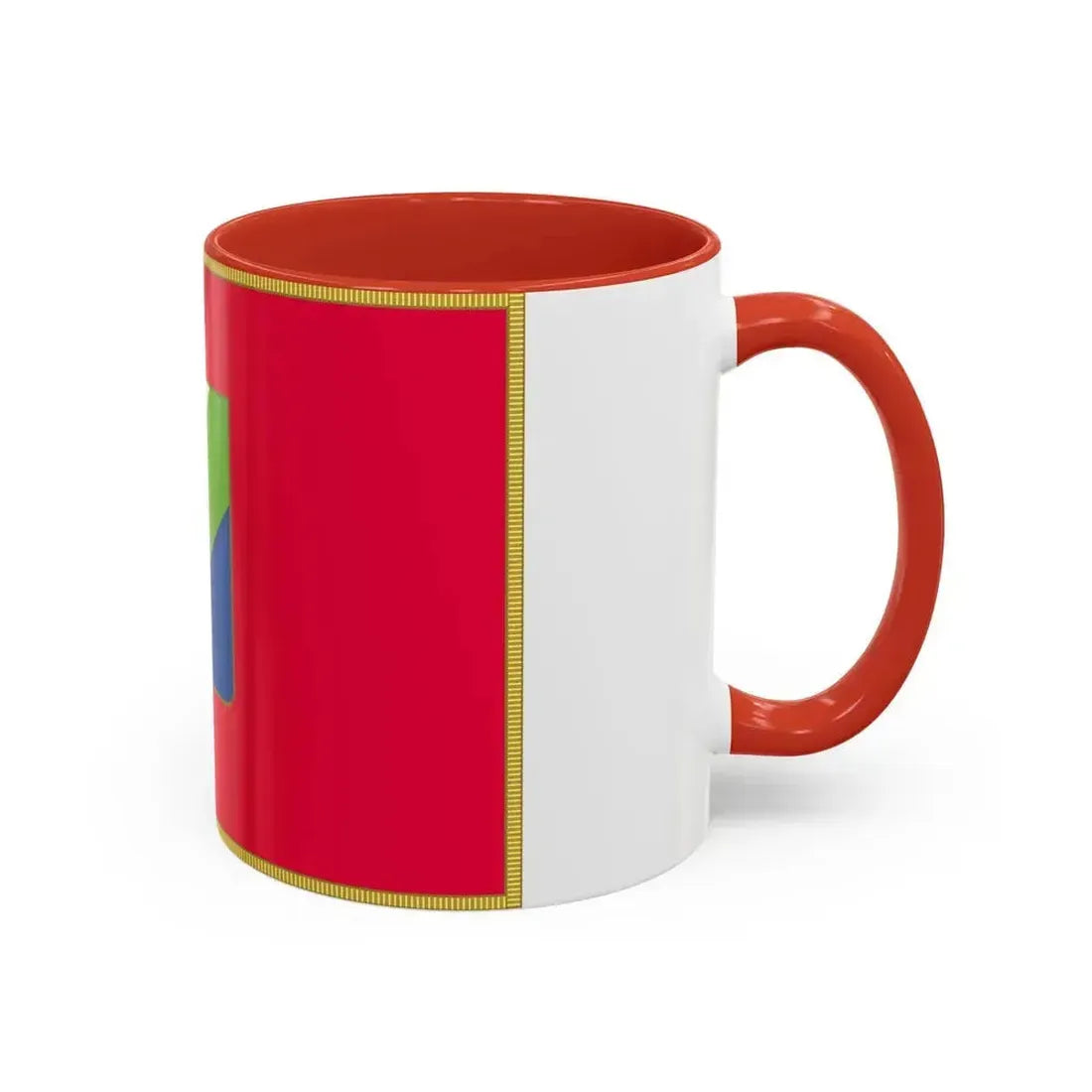 Flag of Abruzzo Italy - Accent Coffee Mug - Go Mug Yourself