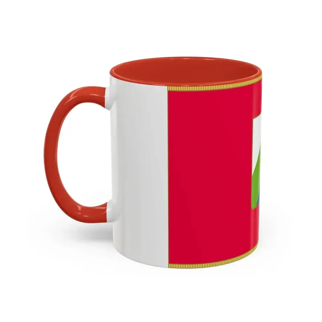 Flag of Abruzzo Italy - Accent Coffee Mug - Go Mug Yourself