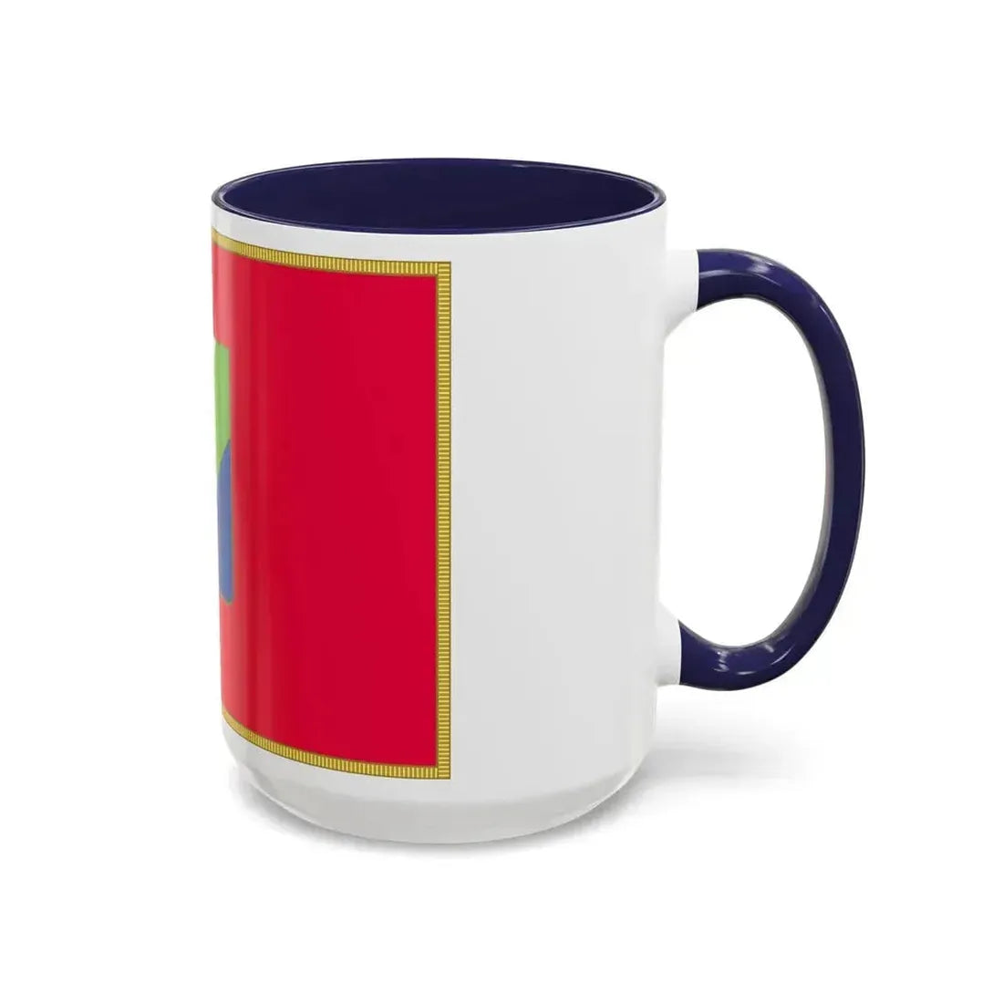 Flag of Abruzzo Italy - Accent Coffee Mug - Go Mug Yourself