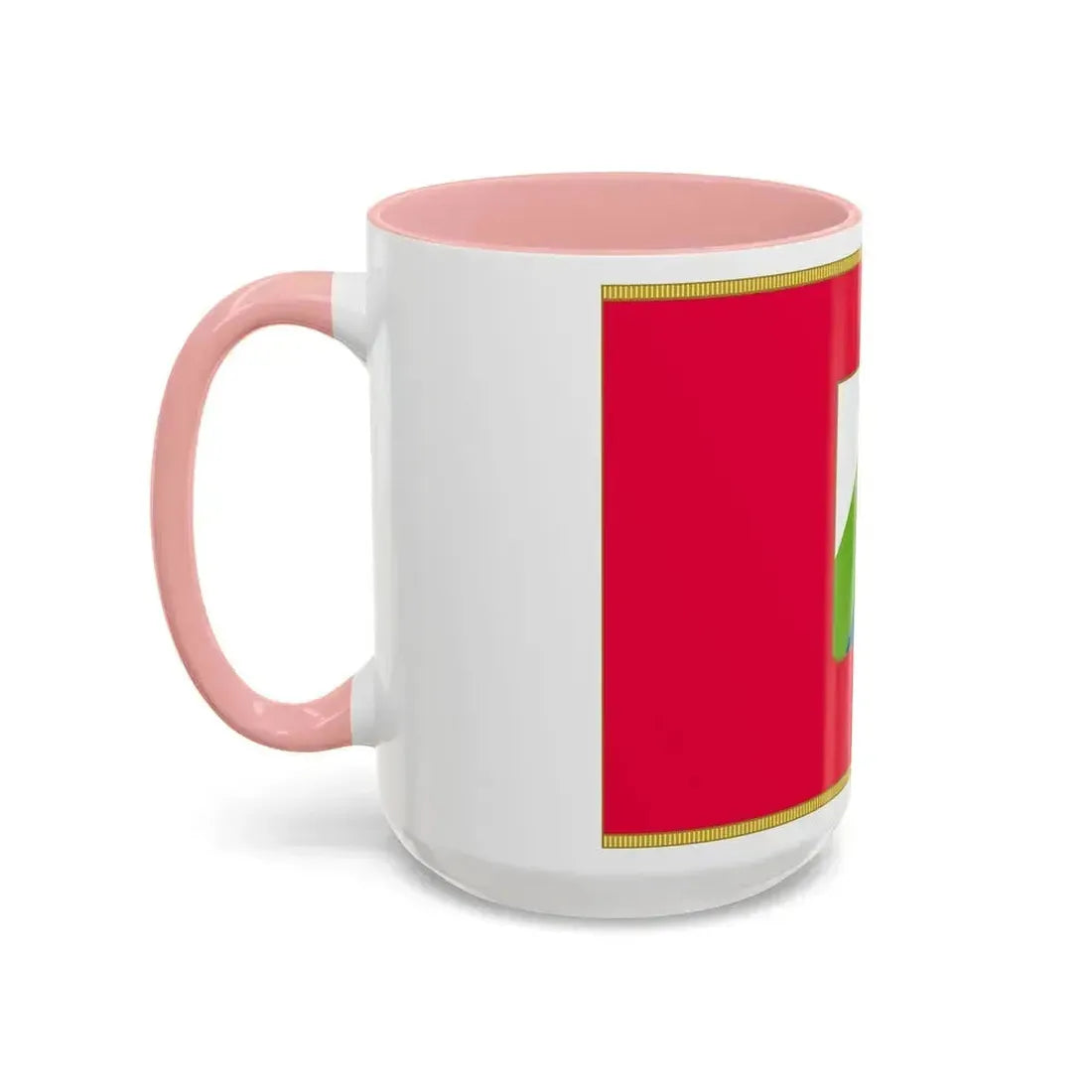 Flag of Abruzzo Italy - Accent Coffee Mug - Go Mug Yourself