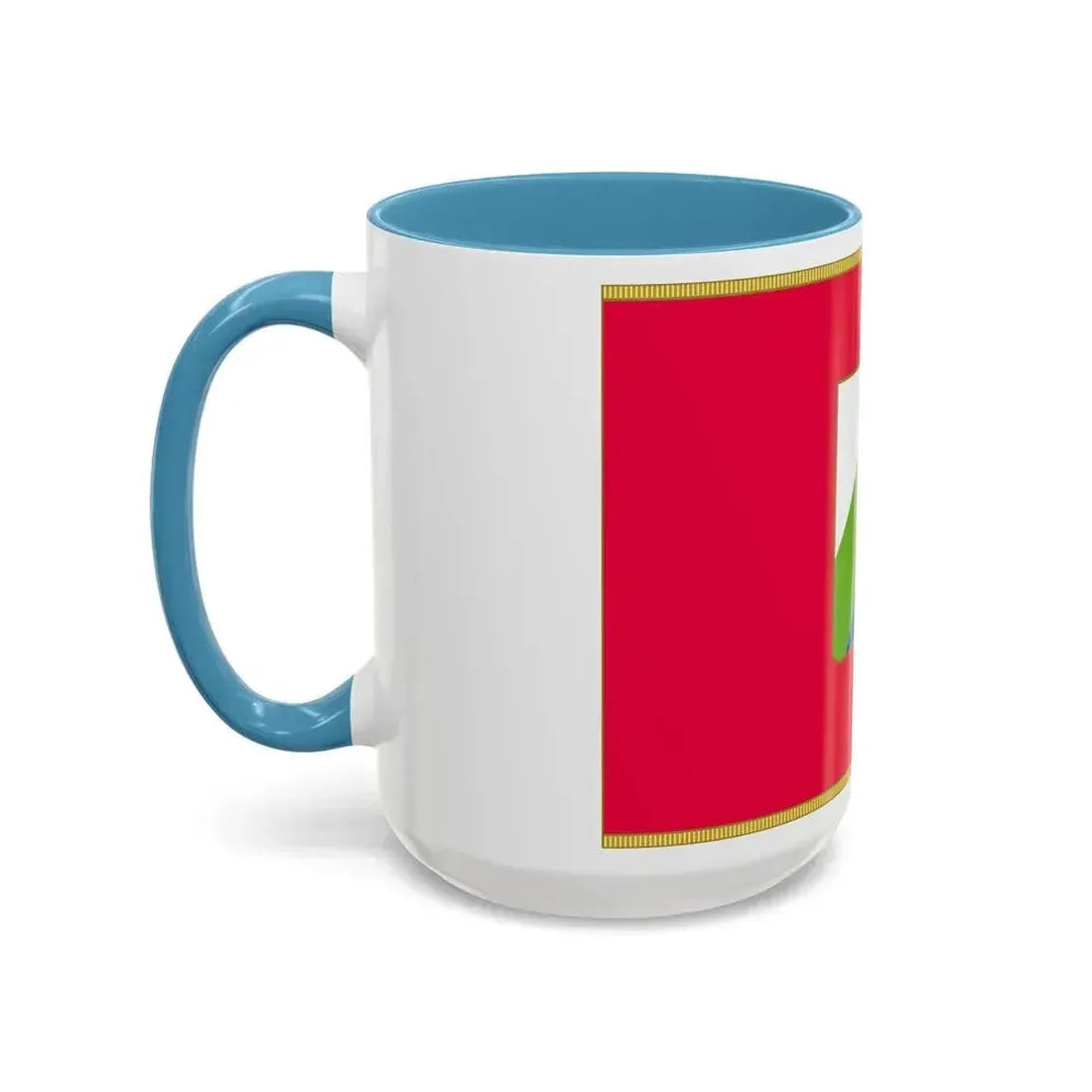 Flag of Abruzzo Italy - Accent Coffee Mug - Go Mug Yourself