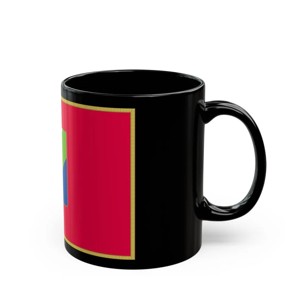 Flag of Abruzzo Italy - Black Coffee Mug-Go Mug Yourself