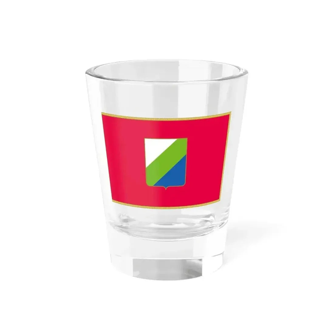 Flag of Abruzzo Italy - Shot Glass 1.5oz 1.5oz - Go Mug Yourself
