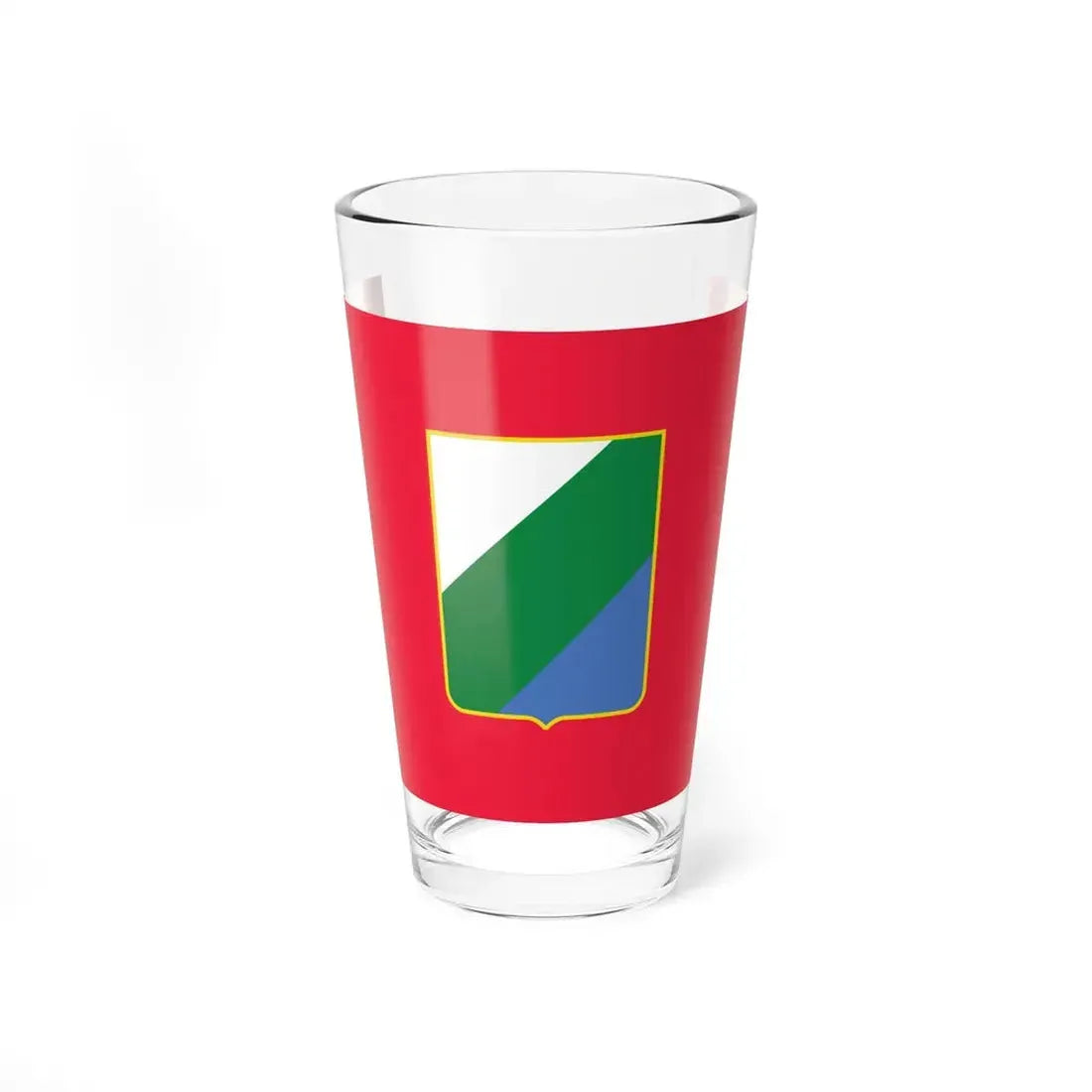 Flag of Abruzzo Region Italy (Italy) Pint Glass 16oz 16oz - Go Mug Yourself