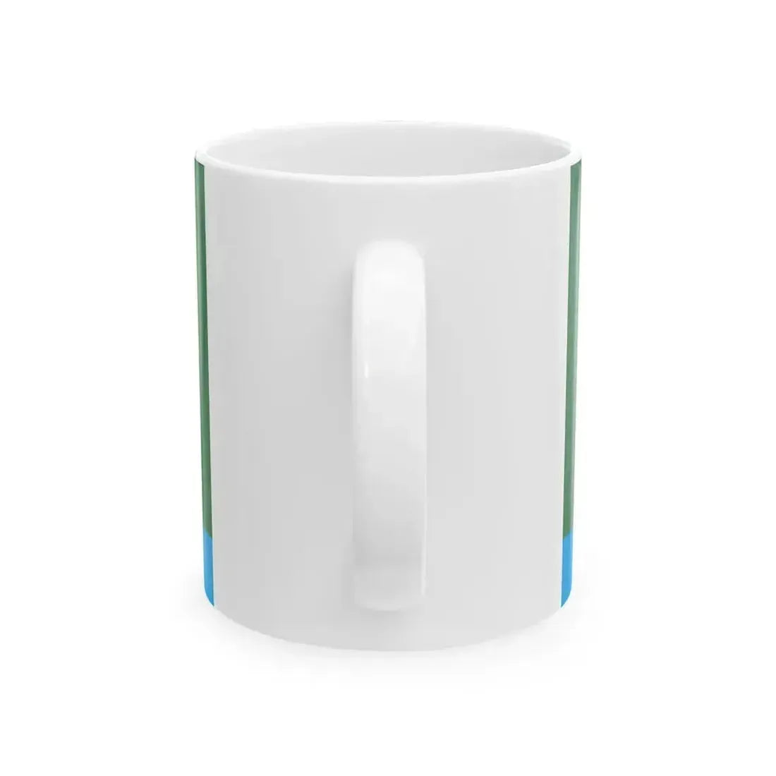 Flag of Abzelilovsky rayon version (Russia) White Coffee Mug - Go Mug Yourself