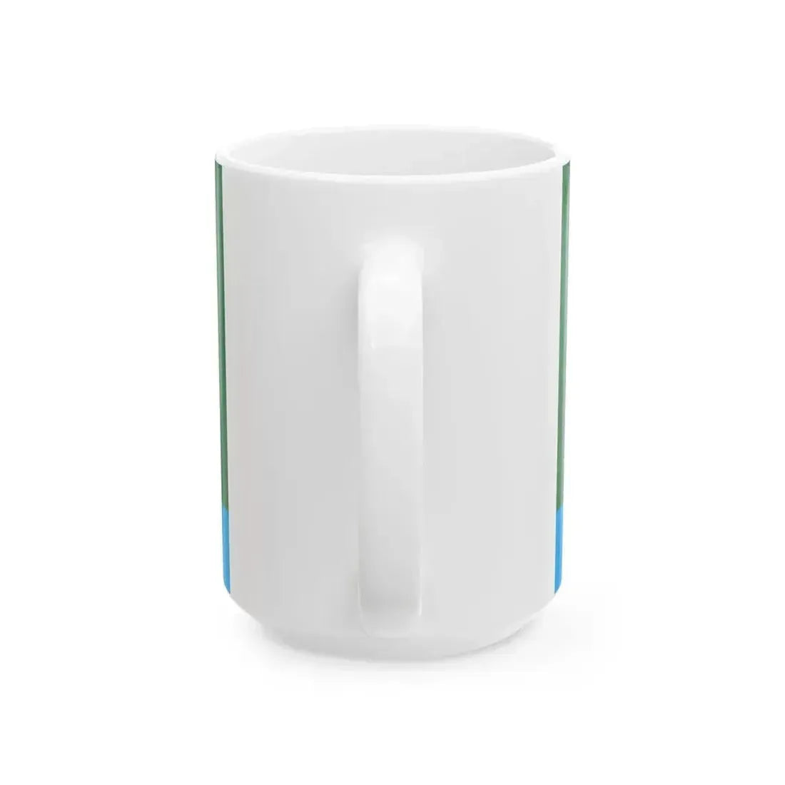 Flag of Abzelilovsky rayon version (Russia) White Coffee Mug - Go Mug Yourself