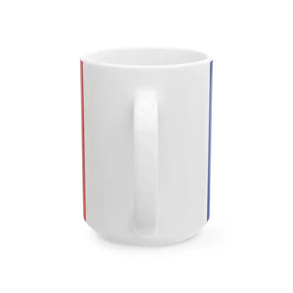 Flag of Acadia (Canada) White Coffee Mug - Go Mug Yourself