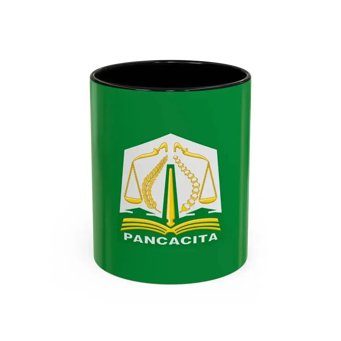 Flag of Aceh Indonesia - Accent Coffee Mug 11oz Black - Go Mug Yourself
