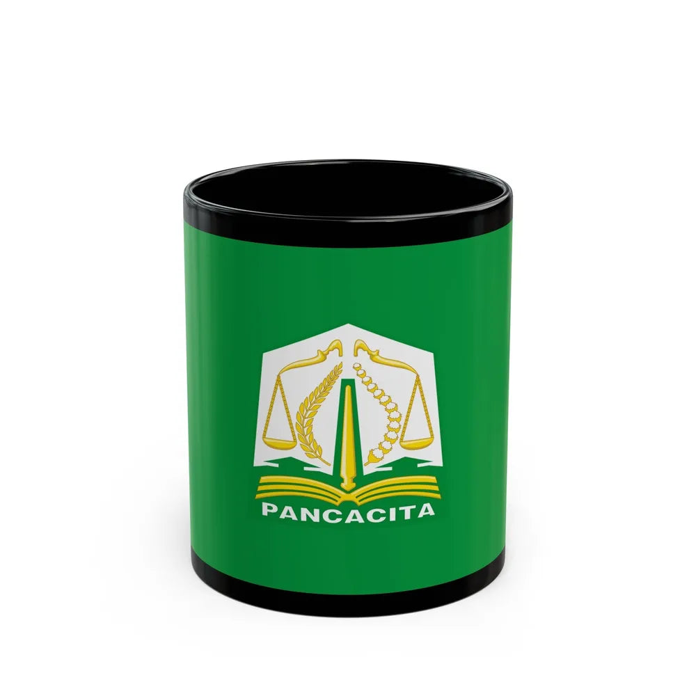 Flag of Aceh Indonesia - Black Coffee Mug-11oz-Go Mug Yourself