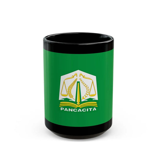 Flag of Aceh Indonesia - Black Coffee Mug-15oz-Go Mug Yourself