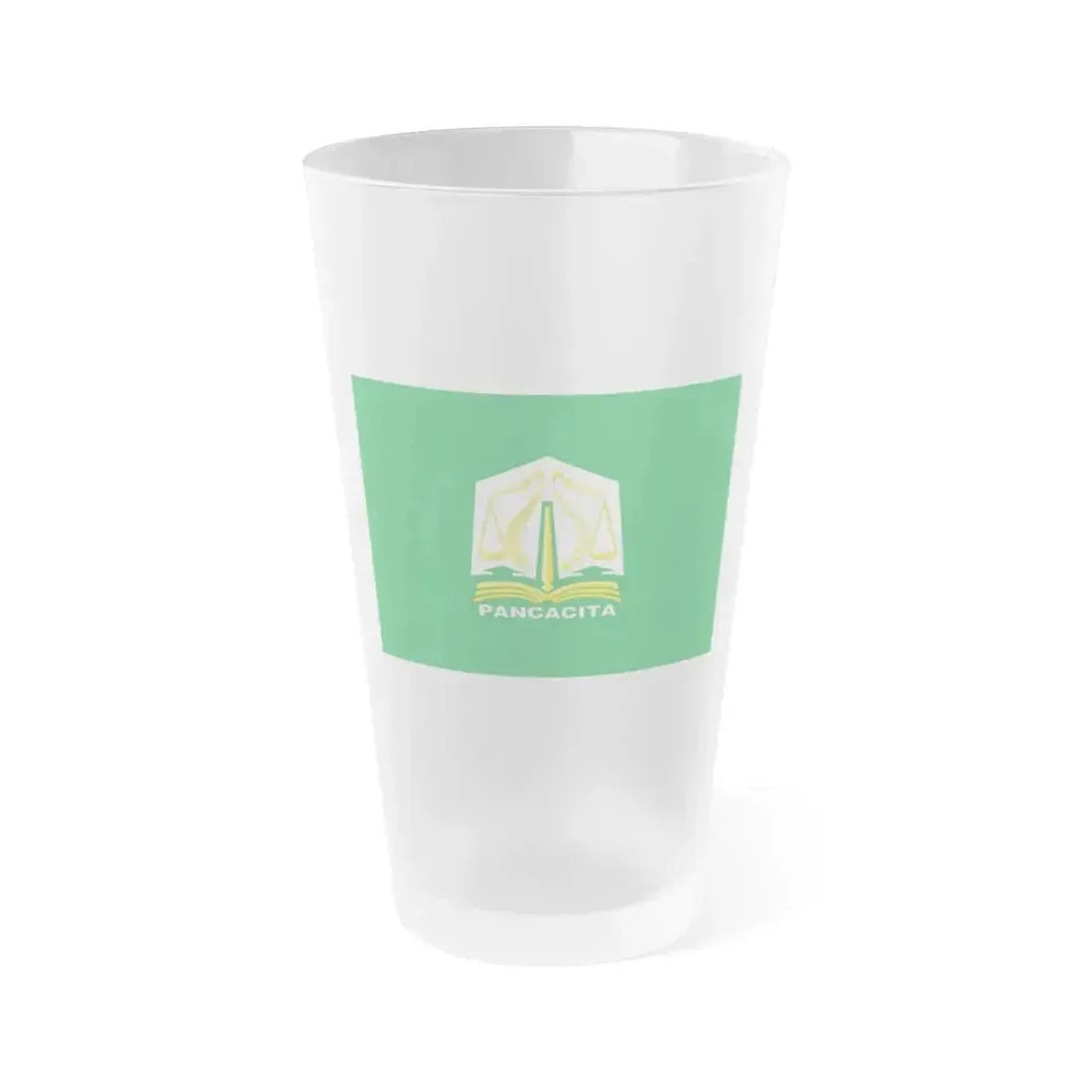 Flag of Aceh Indonesia - Frosted Pint Glass 16oz 16oz Frosted - Go Mug Yourself