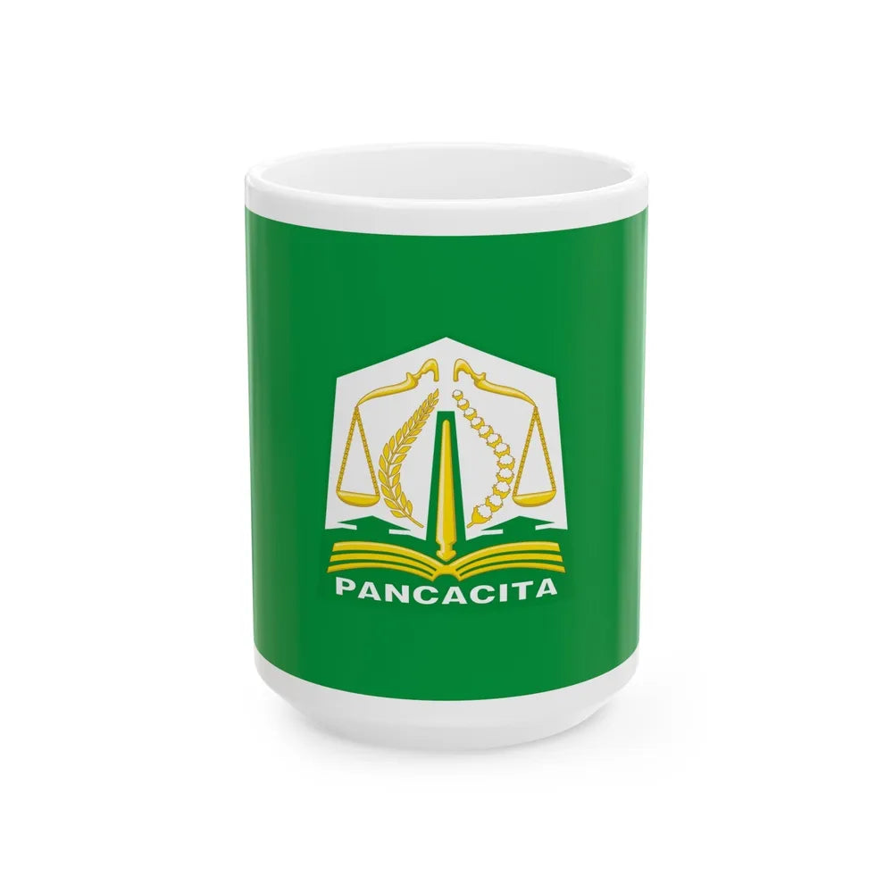 Flag of Aceh Indonesia - White Coffee Mug-15oz-Go Mug Yourself