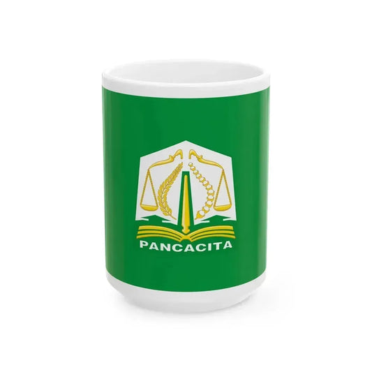 Flag of Aceh Indonesia - White Coffee Mug 15oz - Go Mug Yourself