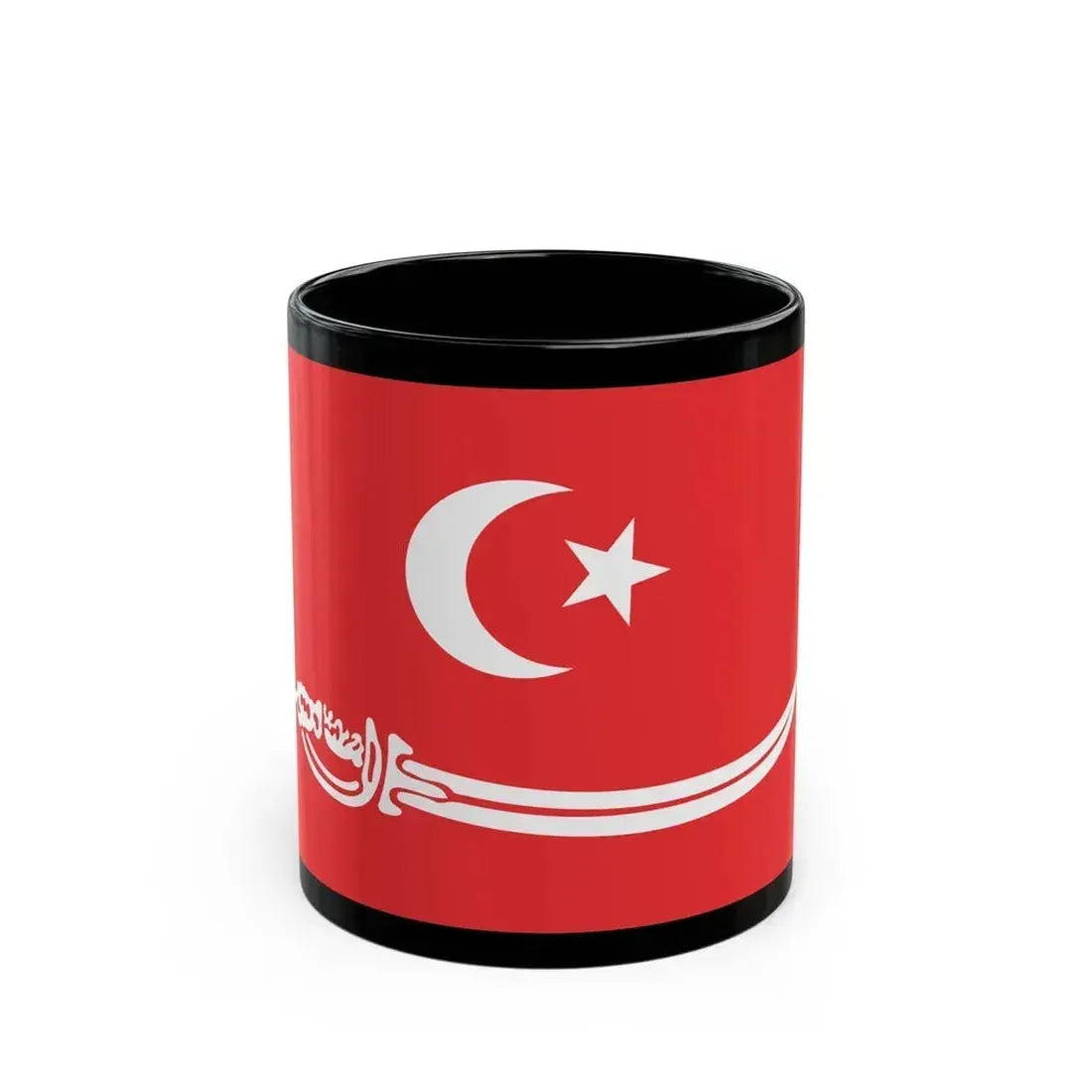 Flag of Aceh Sultanate Malaysia - Black Coffee Mug 11oz - Go Mug Yourself