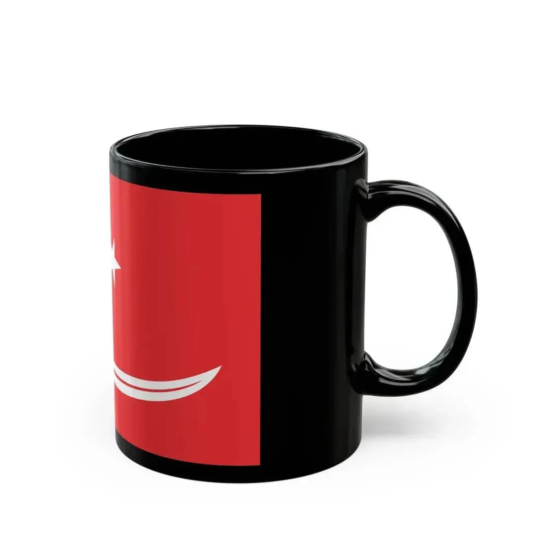 Flag of Aceh Sultanate Malaysia - Black Coffee Mug - Go Mug Yourself