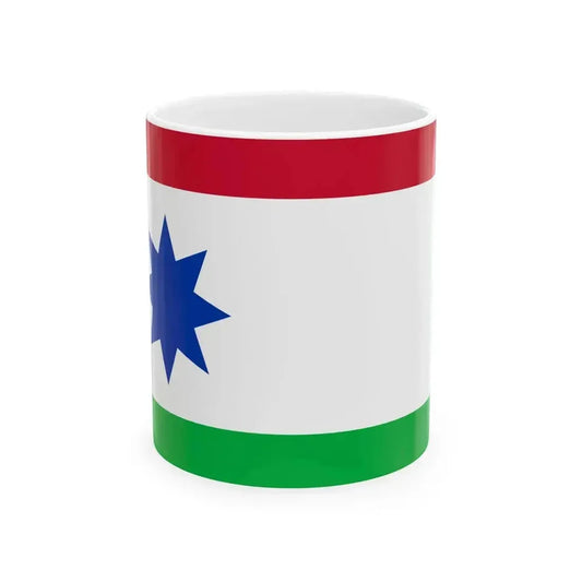 Flag of Achtkarspelen (Netherlands) White Coffee Mug 11oz - Go Mug Yourself