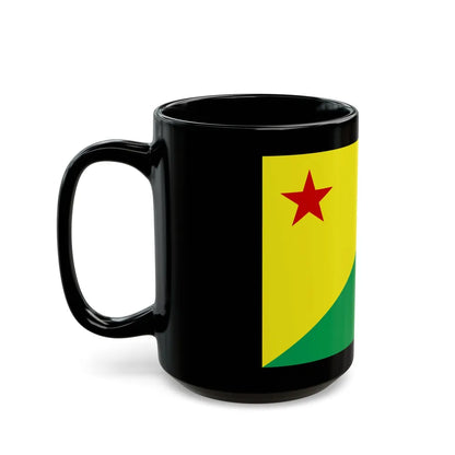 Flag of Acre Brazil - Black Coffee Mug-Go Mug Yourself