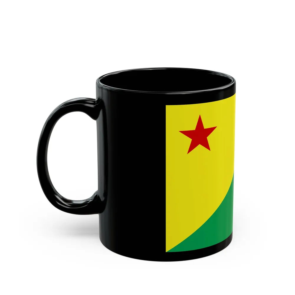 Flag of Acre Brazil - Black Coffee Mug-Go Mug Yourself