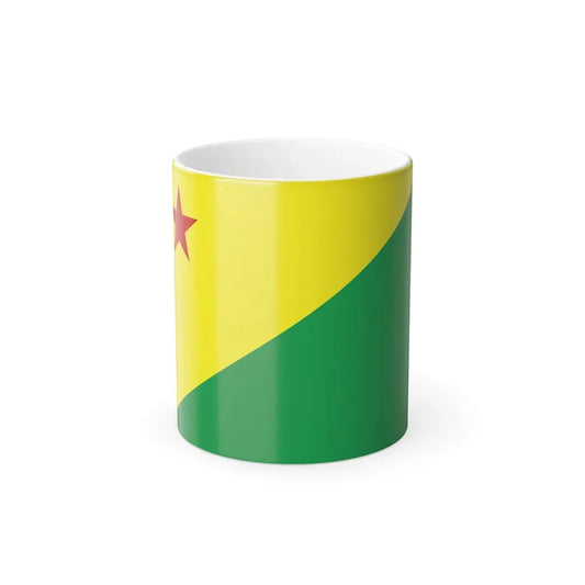 Flag of Acre Brazil - Color Changing Coffee Mug 11oz - Go Mug Yourself
