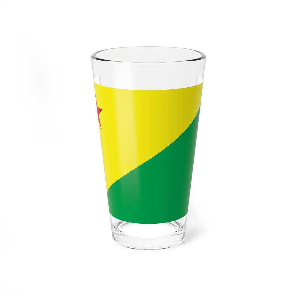 Flag of Acre Brazil - Pint Glass 16oz-16oz-Go Mug Yourself