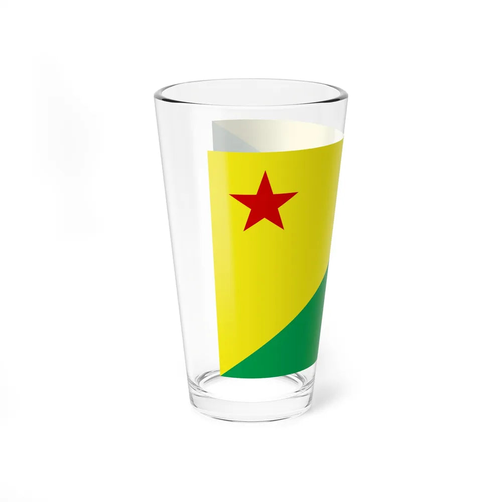 Flag of Acre Brazil - Pint Glass 16oz-Go Mug Yourself