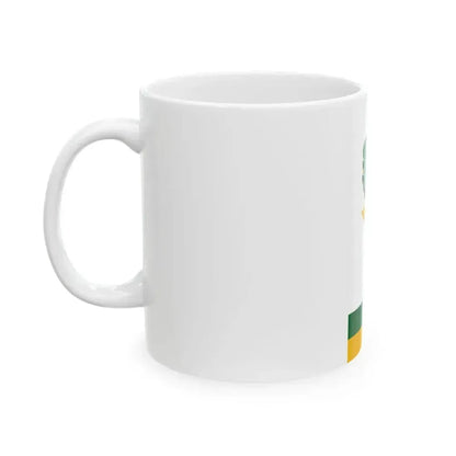 Flag of Acsa vertical (Hungary) White Coffee Mug - Go Mug Yourself