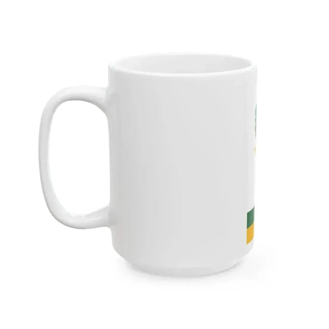 Flag of Acsa vertical (Hungary) White Coffee Mug - Go Mug Yourself