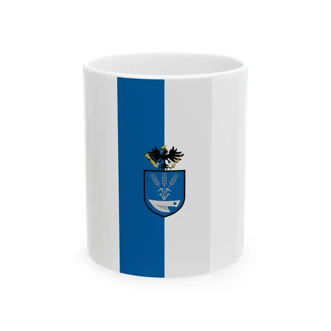 Flag of Acsad (Hungary) White Coffee Mug 11oz - Go Mug Yourself
