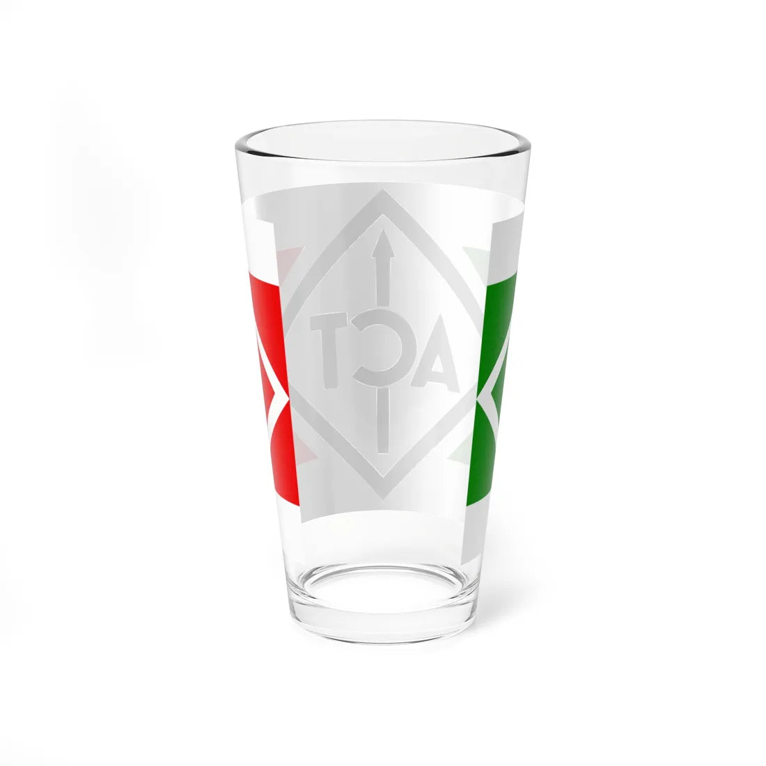 Flag of Action Culture Tradition (Italy) Pint Glass 16oz - Go Mug Yourself