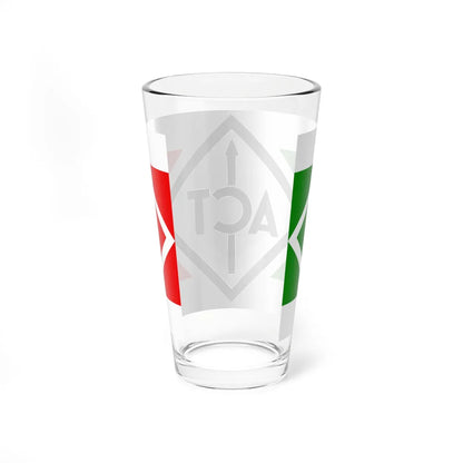 Flag of Action Culture Tradition (Italy) Pint Glass 16oz - Go Mug Yourself