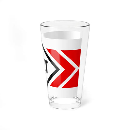 Flag of Action Culture Tradition (Italy) Pint Glass 16oz - Go Mug Yourself