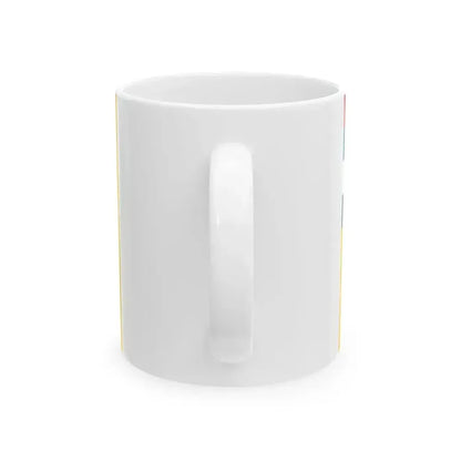 Flag of admiral of the Navy of Manchukuo 1932-1935 (China) White Coffee Mug - Go Mug Yourself