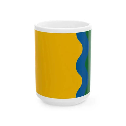 Flag of Adony (Hungary) White Coffee Mug 15oz - Go Mug Yourself