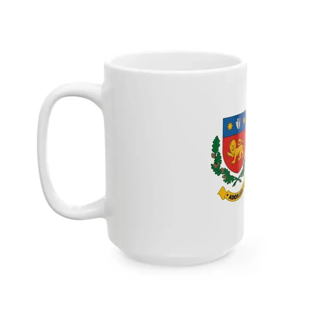 Flag of Adorjas (Hungary) White Coffee Mug - Go Mug Yourself