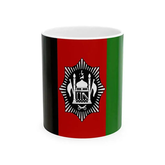 Flag of Afghanistan 17 Jan 1929 - 13 Oct 1929 (Afghanistan) White Coffee Mug 11oz - Go Mug Yourself