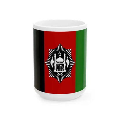 Flag of Afghanistan 17 Jan 1929 - 13 Oct 1929 (Afghanistan) White Coffee Mug 15oz - Go Mug Yourself