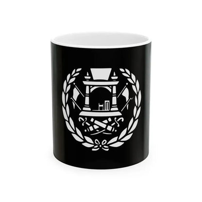 Flag of Afghanistan 1901-1919 (Afghanistan) White Coffee Mug 11oz - Go Mug Yourself
