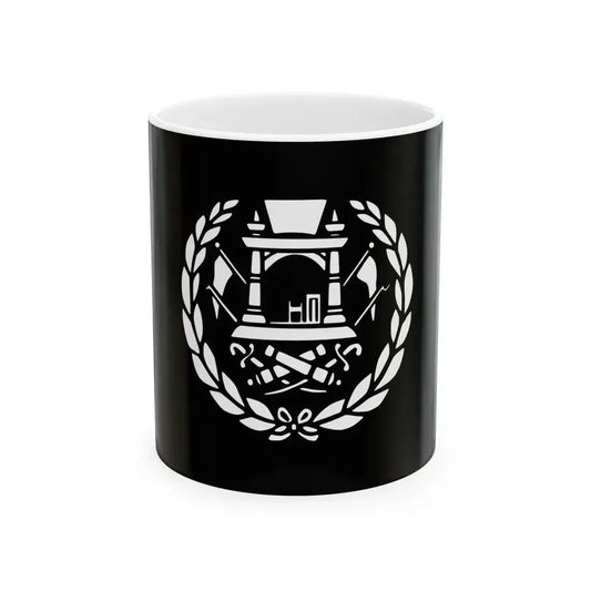 Flag of Afghanistan 1901-1919 (Afghanistan) White Coffee Mug 11oz - Go Mug Yourself