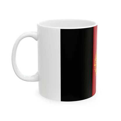 Flag of Afghanistan 1928-1929 Gold (Afghanistan) White Coffee Mug - Go Mug Yourself