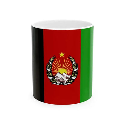 Flag of Afghanistan 1928-1929 variant (Afghanistan) White Coffee Mug 11oz - Go Mug Yourself