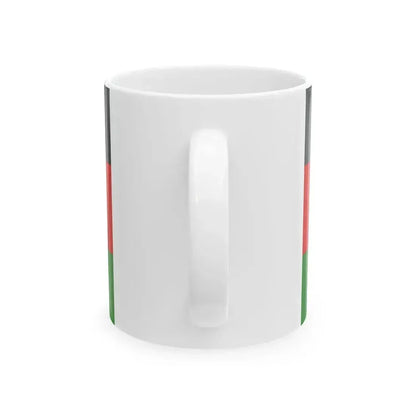 Flag of Afghanistan 1928 3-2 (Afghanistan) White Coffee Mug - Go Mug Yourself