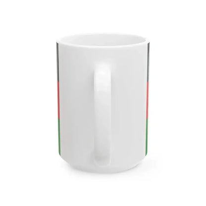 Flag of Afghanistan 1928 3-2 (Afghanistan) White Coffee Mug - Go Mug Yourself