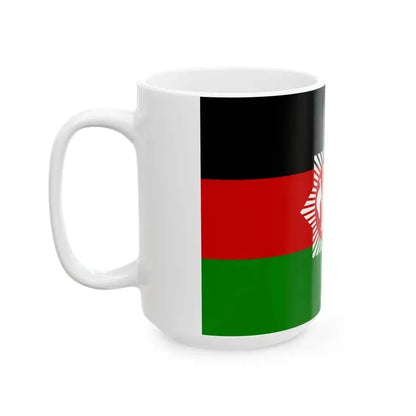 Flag of Afghanistan 1928 3-2 (Afghanistan) White Coffee Mug - Go Mug Yourself