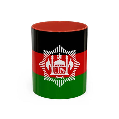 Flag of Afghanistan 1928 - Accent Coffee Mug 11oz Red - Go Mug Yourself