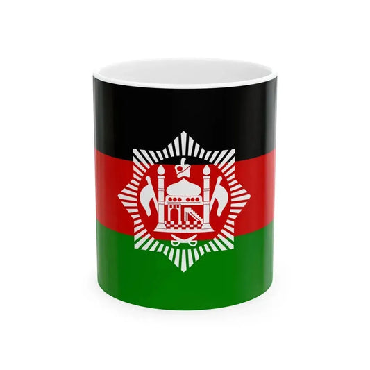 Flag of Afghanistan 1928 (Afghanistan) White Coffee Mug 11oz - Go Mug Yourself