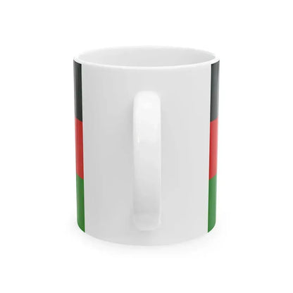 Flag of Afghanistan 1928 (Afghanistan) White Coffee Mug - Go Mug Yourself
