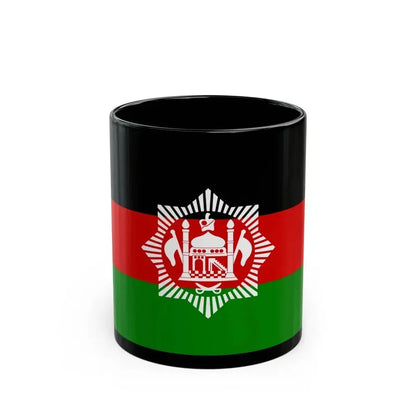Flag of Afghanistan 1928 - Black Coffee Mug 11oz - Go Mug Yourself