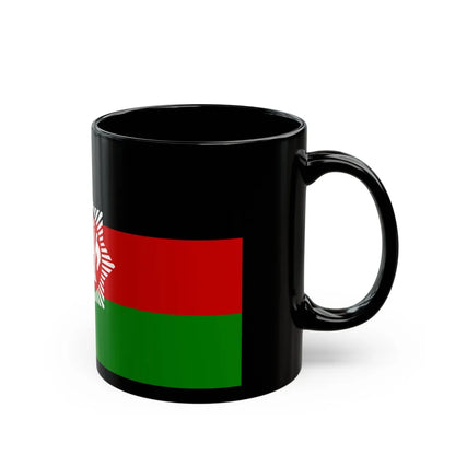 Flag of Afghanistan 1928 - Black Coffee Mug-Go Mug Yourself