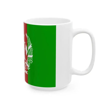 Flag of Afghanistan 1931-1973 (Afghanistan) White Coffee Mug - Go Mug Yourself